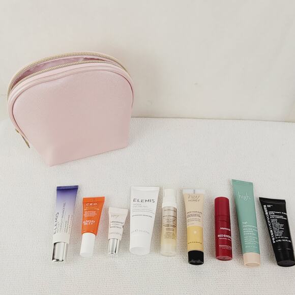 Skincare sample lot of 9 pieces Elemis Mamonde Sunday Riley Peter Thomas Roth - Picture 1 of 7